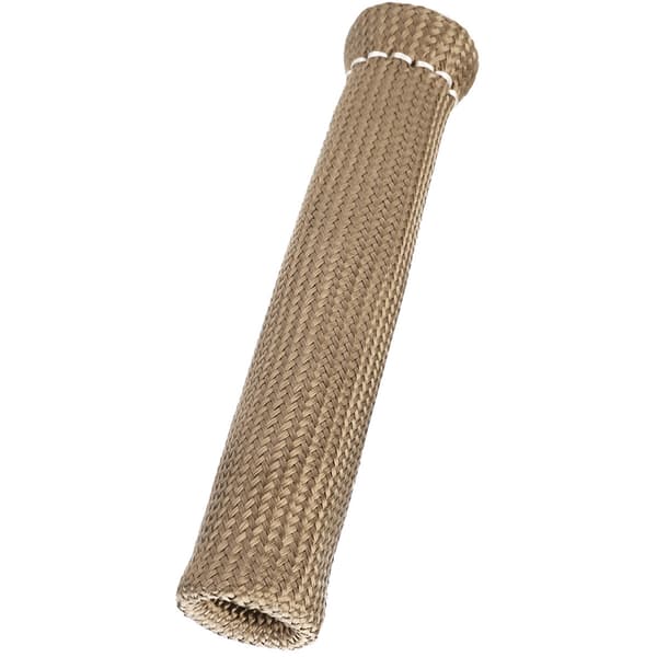 (Brown) 8-piece Spark Plug Protector, High Temperature Resistant Spark Plug Protector, Fiberglass Protective Tube