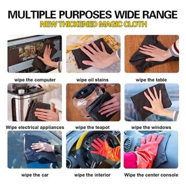 Magic Absorberande Rengöringsdukar Återanvändbara 10-pack 30*30cm 30*30cm