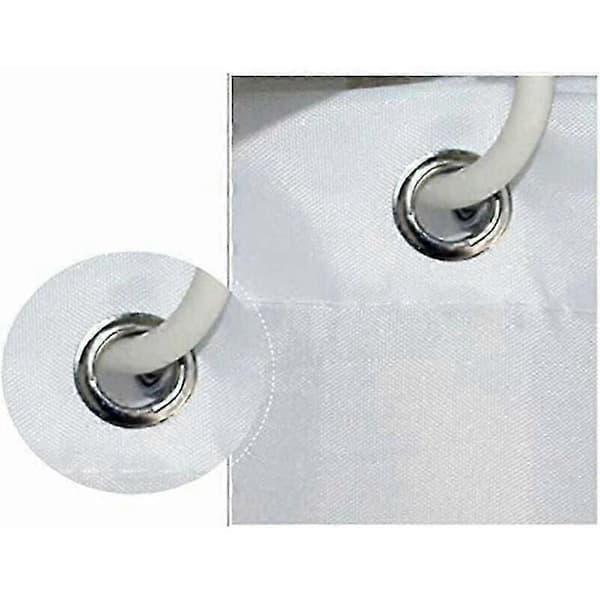 Simple Shower Curtain - White 180 x 220 cm - Extra Long