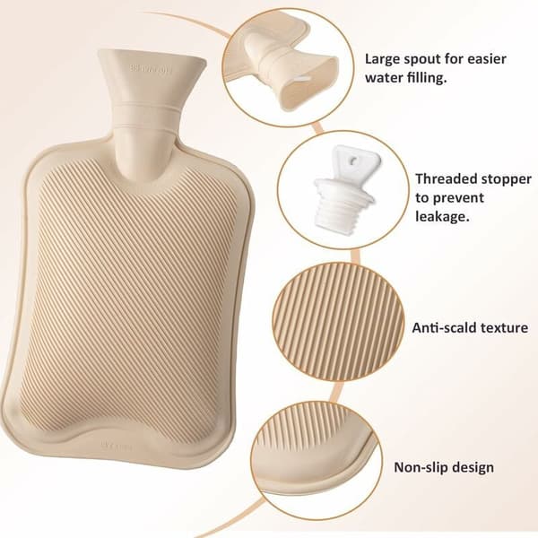 Foot Warmer, Foot Warmer with Removable and Washable Soft Plush Cover, Foot Warmer with Durable Non-Slip Sole