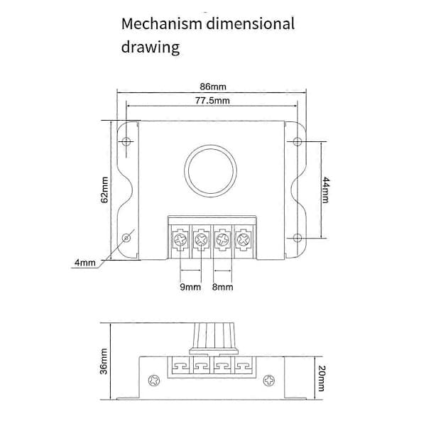5 stk DC 12V 24V LED Dimmerbryter 30A Spenningsregulator Justerbar Kontroller for LED-stripe Di