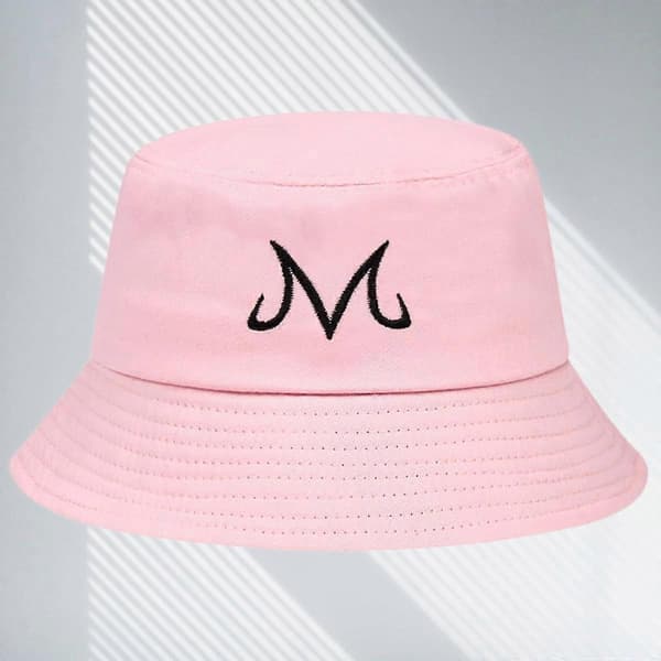 M Broderad Bucket Hat Solhatt Vuxen Bucket Hat Bokstavshatt