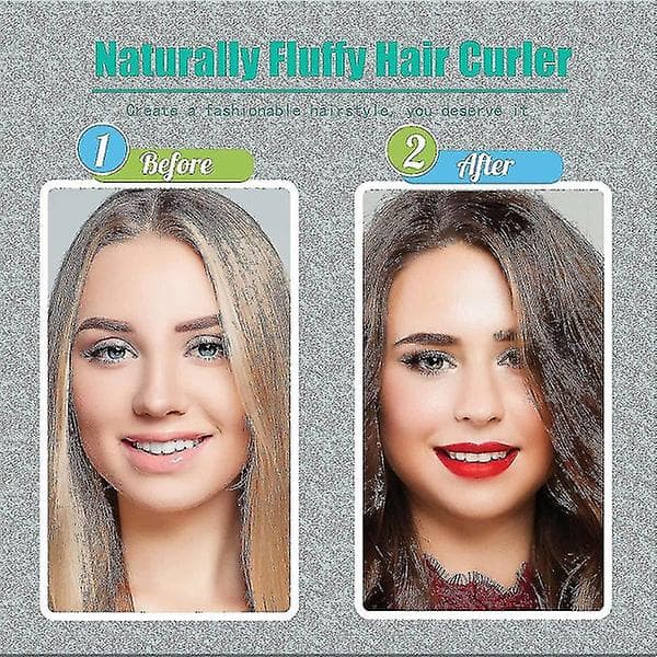 Volumizing Hair Rollers with Root Clips Compatible with Fluffy, Instant Heat-Free Curls
