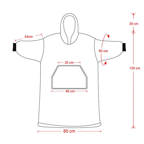 Hettegenser-pledd med ermer, lang herre Sherpa koselig genser, varmt oversized hettegenser-pledd, dame fluffy hettegenser-pledd, Snuggie koselig