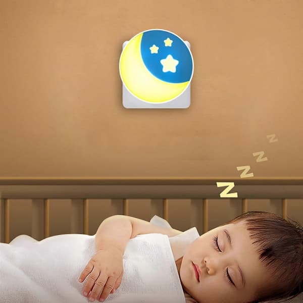 Night Light for Children Power Outlet [2-pack] With Dusk Sensor Small LED Quranic Wall Lamp (ShiKai)
