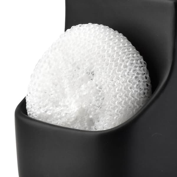 Oppvaskmiddeldispenser 400 ml med svampholder og svamp sett 316