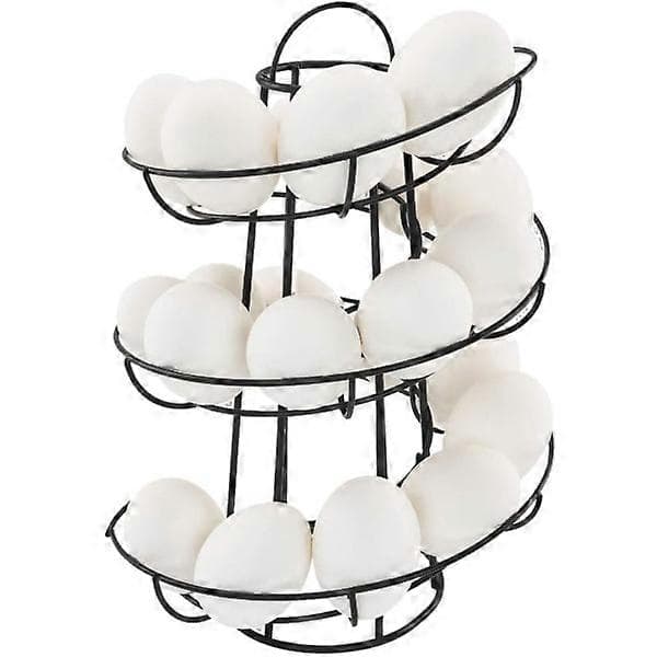 Eggdispenser Spiral Oppbevaring, Metall Jern Spiral Eggholder Egg Ra