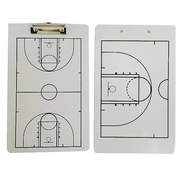 Coach Board Whiteboard för Tränare Dubbelsidig Design Strategitavla Whiteboard för Basket