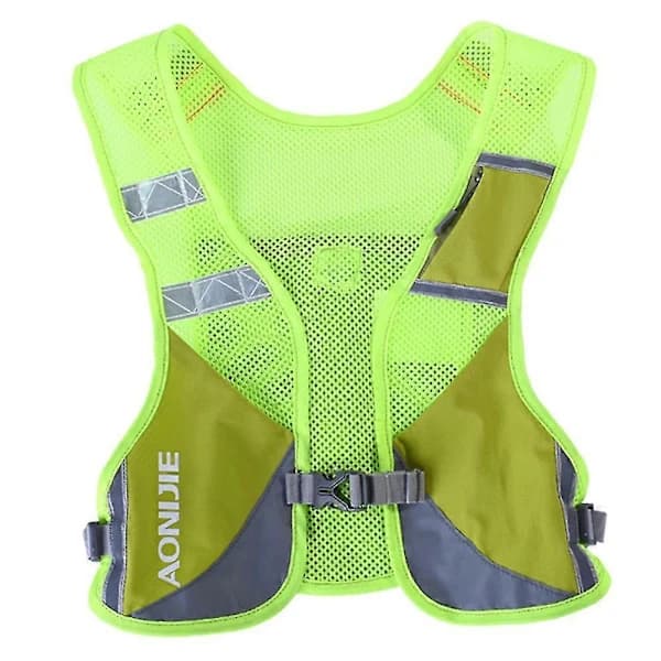 E884 Reflekterende Hydration Pack Rygsæk Taske Sele Vandflaske Vandring Camping Løb Marathon
