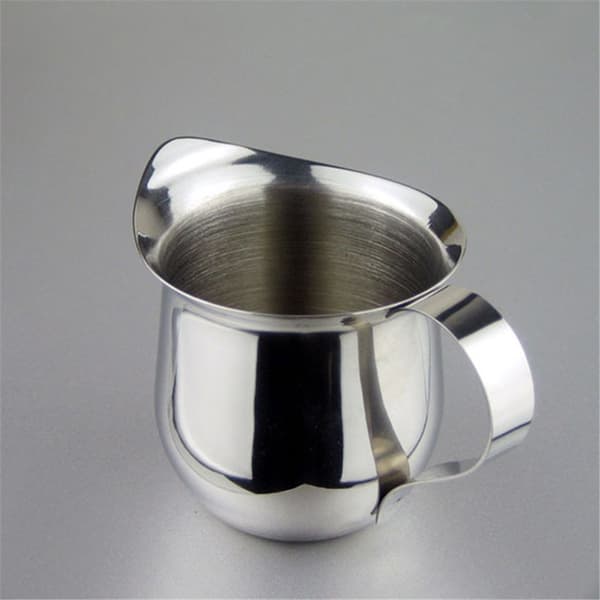 60 ml 2 oz mælkeskummer i rustfrit stål, lille klokkeformet flødekande, kaffekande