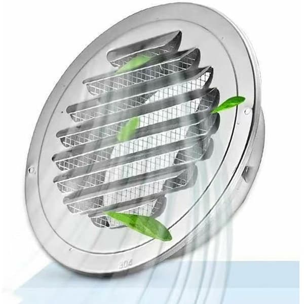 Wall Ventilation Grille, Hood Outlet and Exhaust Pipe with Protective Net - 180mm