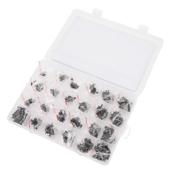 720 st Laptop Replacement Screws Assortment Kit Svart Notebook Reparationsskruvsats i kolstål