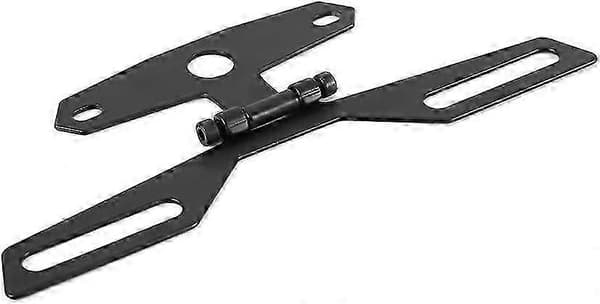 Motorcykelnummerpladeholder, justerbart motorcykelnummerpladebeslag Motorcykel Flip Nummerpladeholder