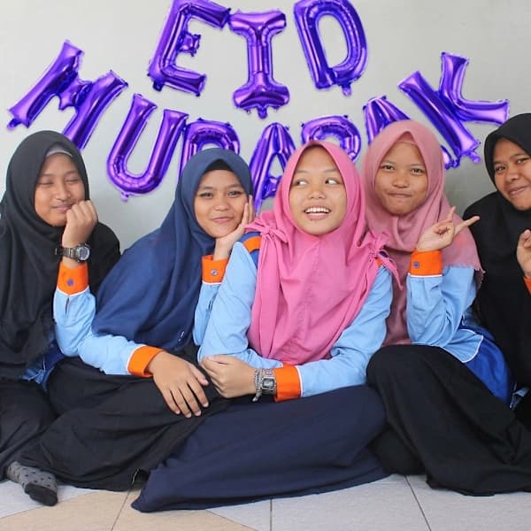 Eid Mubarak Balloons Letter Foil Balloons ROSE GOLD