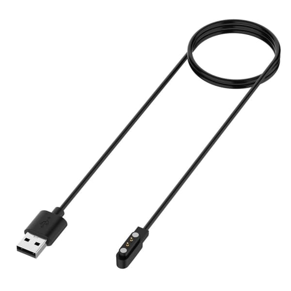 Realme Watch 3 Smartwatch Oplader USB Magnetisk Opladningsplade Sort