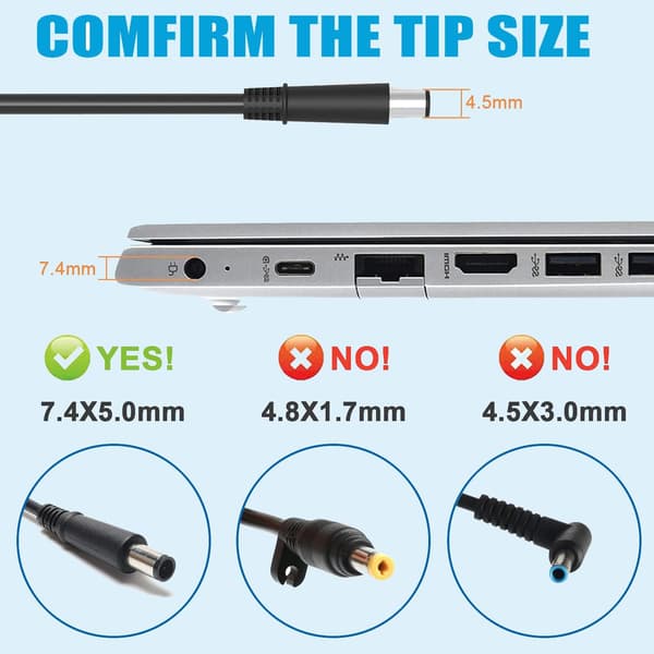 90W bærbar oplader til HP Pavilion DV6 DV7 G6 G7-serien PC bærbar strømforsyning AC-adapter 19v 4.74A