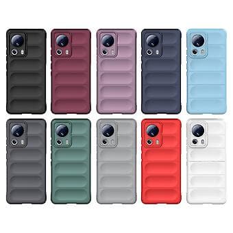 TPU + flanell telefondeksel til Xiaomi 13 Lite (lyseblå)