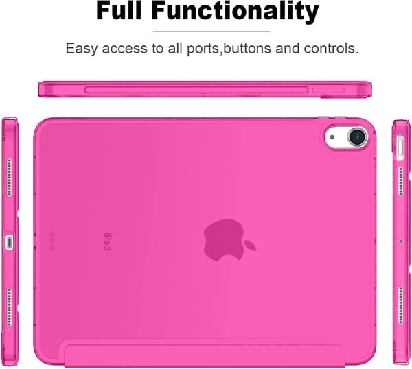 Ipad Air 4 Case 2020 - Ipad Air 4th Generation Case 10.9 Inch Lightweight Slim Protective With Translucent Frosted Hard Back [supports Touch Id]