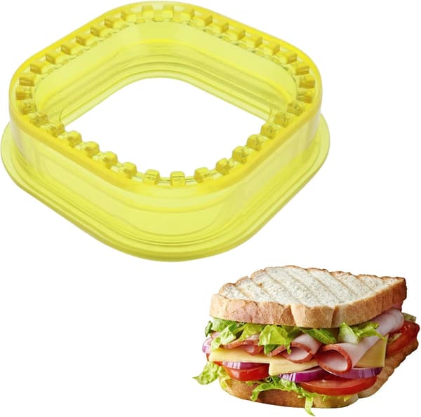 Sandwichkutter og -forsegler, sandwichform, brød-sandwichform, presse, DIY-kaksekutter for barn, gutter og jenter