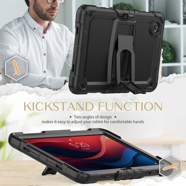 Etui til Lenovo M10 HD (3. generasjon) 10.1 TB-328F 2022 Silikon anti-fall (rød)
