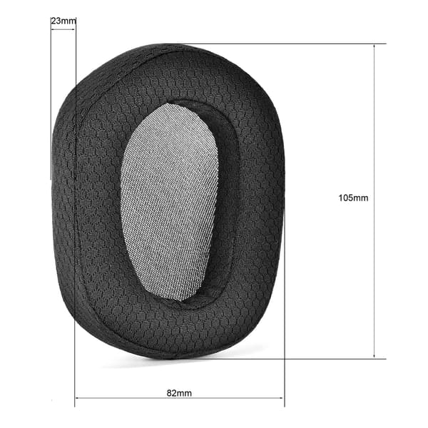 2-pakning øreputer for Logitech G335 Headset Svart XXS