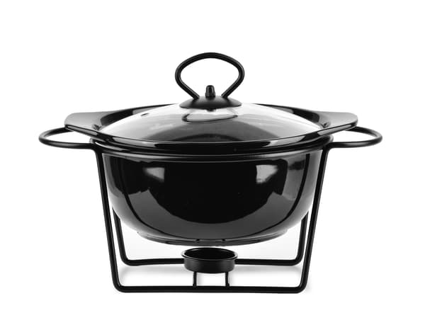 Ceramic Serving Dish with Warmer Allesken MODERN KITCHEN 22.9 x 19.3 x 8.7 cm 1.2 l 1 pc