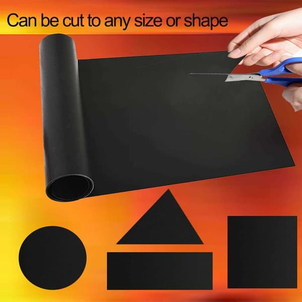 BBQ-bakematte 6-pakning bakematte 40 cm x 33 cm non-stick gjenbrukbar for gass- og kullgriller
