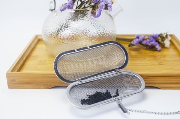 Flydende krydderiinfuser i rustfrit stål til supper, gryderetter eller store tekander, Jumbo Oval