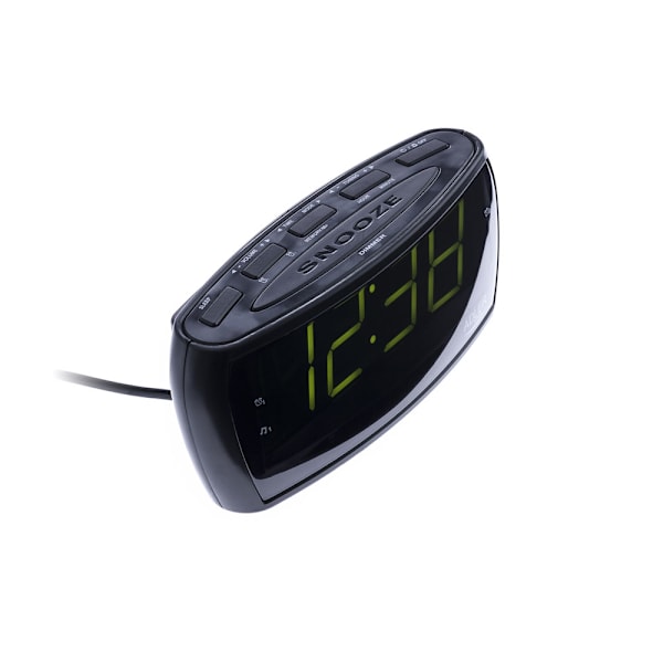Digital väckarklocka med extra stor display Svart LED