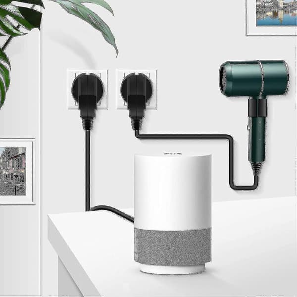 Schuko Kontakt Vinklad Stickpropp 3-pack, Jordad Stickpropp Med Dragavlastning, Stickpropp 250v (16a), Ström [DB]