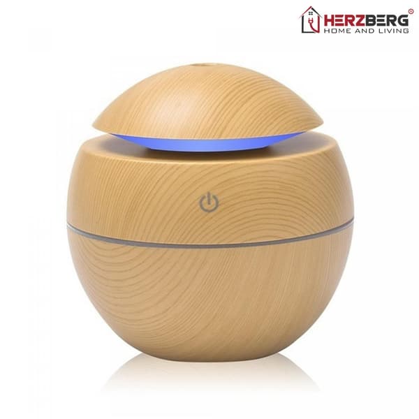 Herzberg Luftfukter Aroma Oljediffuser Mørkt tre