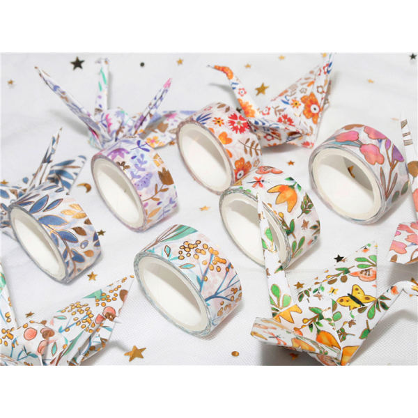 DIY Scrapbook Washi -teippisetti (18 rullaa) 9 Inch