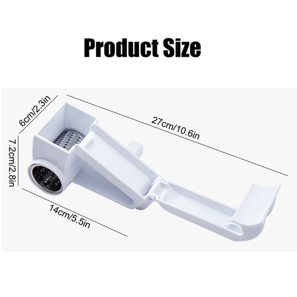 Hand-cranked Rotary Cheese Grater, Manual Kitchen Tool, Grater for Hard Cheese