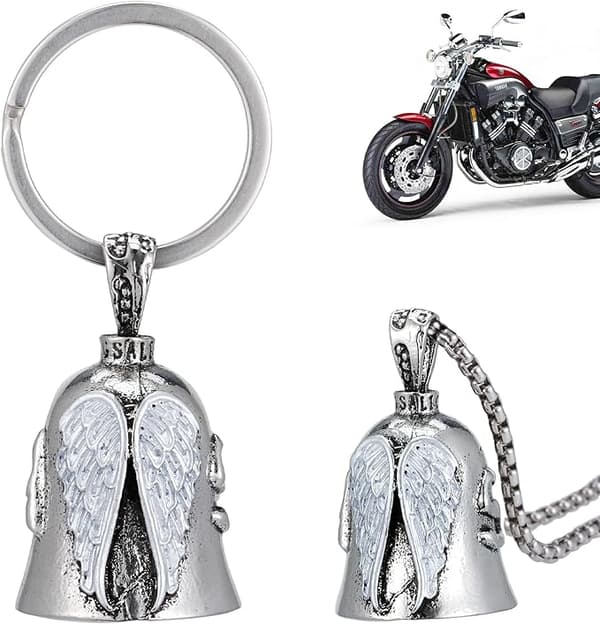 Guardian Bell Nøglering til Motorcykler med Kæde & Ring-FY-
