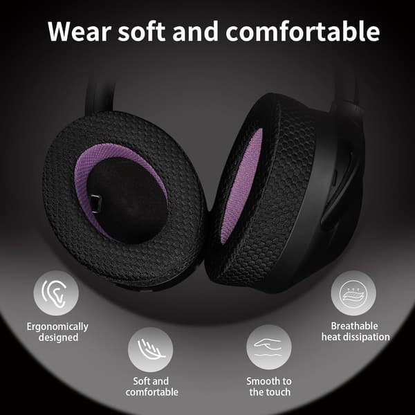 Ørepuder til Sony WH-1000XM4 lilla