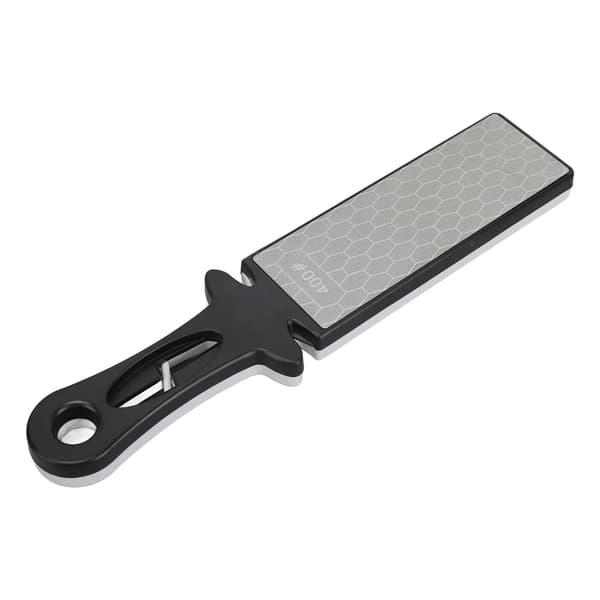 Diamond Knife Sharpener, Double-Sided 400/1000 Grit, Tool for Sharpening Scissors and Razor Blades