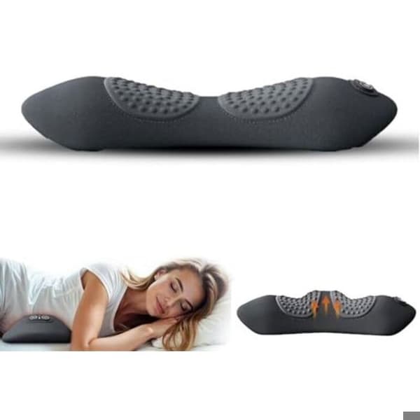 3-i-1 elektrisk rygmassager – LUSKYKA® – Lændetræk – Beroligende vibration – Varmeterapi
