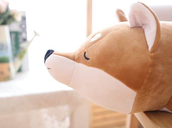 Shiba Inu Gosedjur Kudde Mjuk Plush Barn Sovkomfort