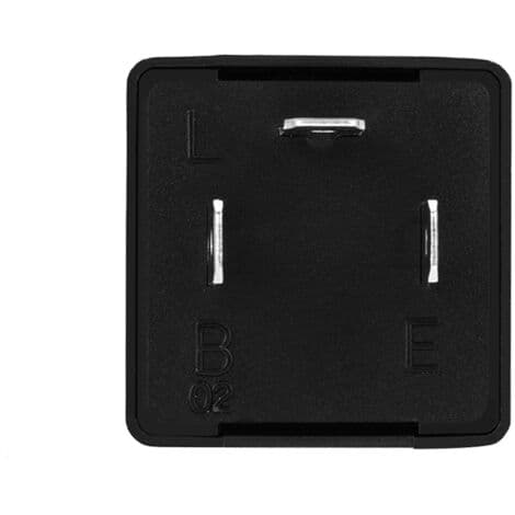 12V Justerbart LED Blinkrelæ – 3-benet – Kompatibelt med standard- og LED-pærer – Nem installation i biler