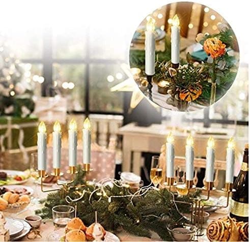 ##/20 stk LED-julekuler med avtakbar fjernkontrollklips, Multi##/