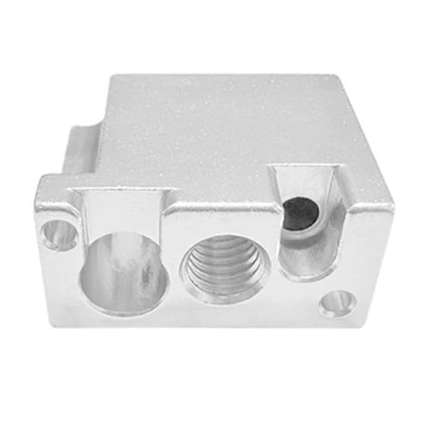 Til V400 3D-printer Hotend Dyse Ekstruder Dele Printhoved Messing Varmeblok Hals Kobberbelagt Som Vist As Shown