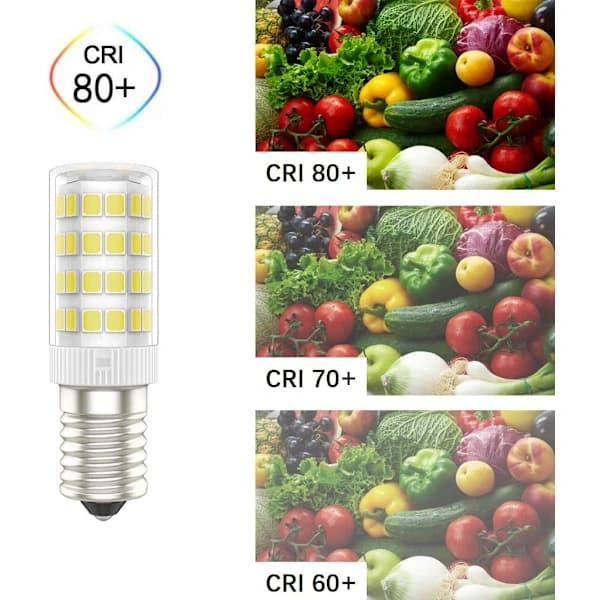 E14 LED Bulbs 5W 300 Lumens Non-Dimmable Cool White 6000K for Chandelier Ceiling Lights 6-Pack AC220-240V