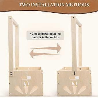 Wooden Box for Baby Shower, Smooth Edge Nursery Organizer with Large Capacity[JUN]