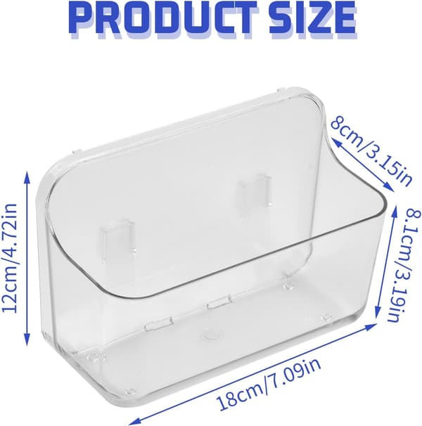 Self-Adhesive Bathroom Shelf Drill-Free Shower Caddy Wall Storage Rack Wall Mounted Bathroom Basket