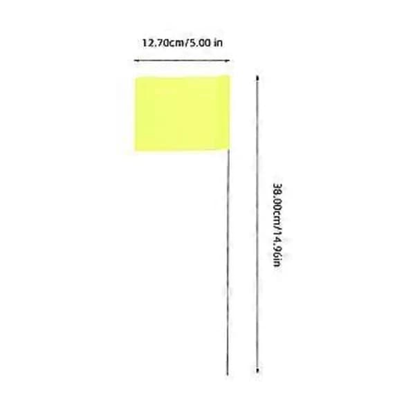 50 Pcs Irrigation Flags Lawn Garden Marking Flags Landscape Flags Construction Marker Flags