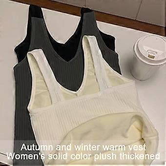 Dame Varme Fôret Undertøy Topper Cami Linne Vest