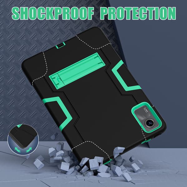 Etui til Xiaomi Redmi Pad Se 11-tommer (Sort-Grøn)