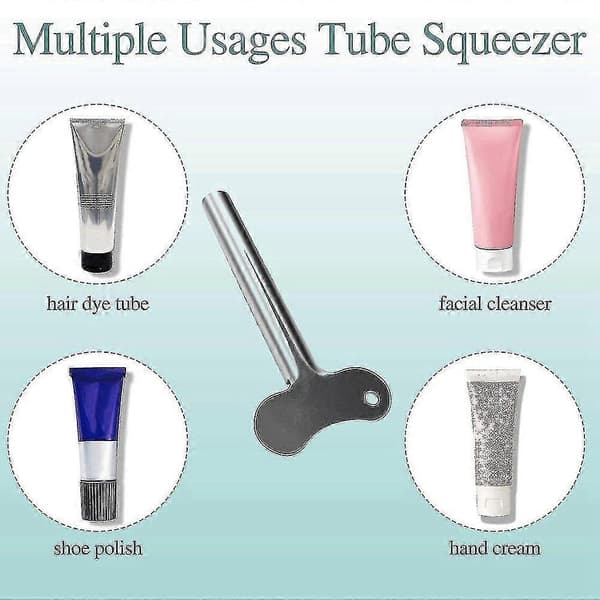 12 Metal Tube Squeezer Toothpaste Squeezer Metal Tube Roller Paint Squeezer