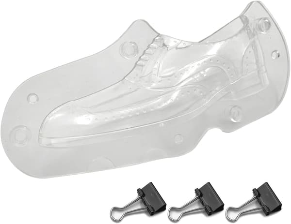 3D sjokoladeformer for sko, plastform for godterikake, sukkerhåndverkstilbehør
