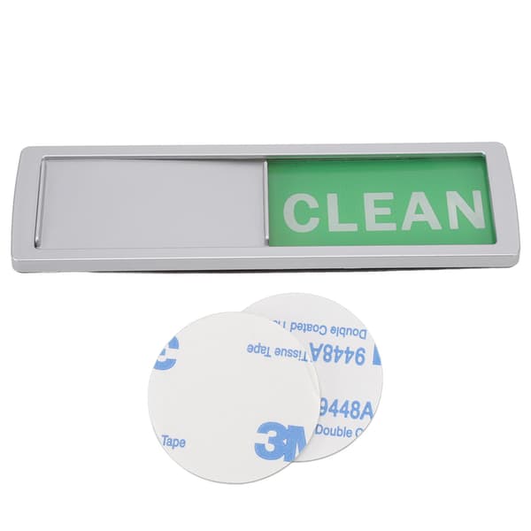 Dishwasher Magnet Clean Dirty Sign Indicator, Red Green, Double-Sided Tape